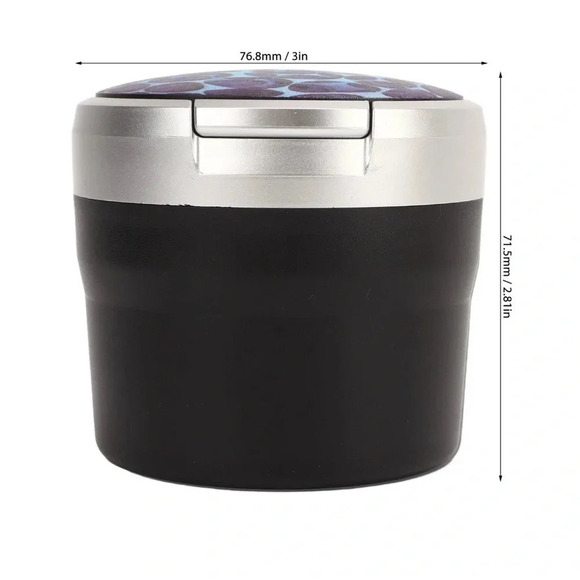 Car  Ashtray With Lid Smell Proof, Portable Ashtray - Picture 4 of 4